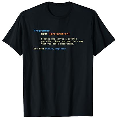 Programmer Developer Computer Scientist Geek Coder C++ Nerd T-Shirt