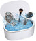 Ultrasonic Jewelry Cleaner, Blumway Professional Ultrasonic Cleaner 17 Ounces(500ML) with One Key Button, SUS Tank for Cleaning Eyeglasses, Watches, Dentures, Watch(no Holder), Razor