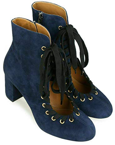 Chloe Miles LACE UP Ankle Boots Stiefel Schuhe Shoes Stiefeletten 37