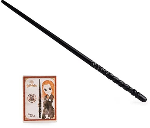 Wizarding World Harry Potter - Authentischer Ginny Weasley Zauberstab aus Kunststoff mit Zauberspruch-Karte, ca. 30,5 cm, Spielzeug für Kinder ab 6 Jahren, Fanartikel