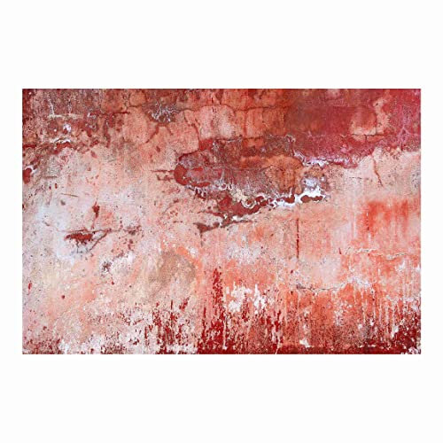 Fototapete - Grunge Betonwand Rot, Material: Vlies Smart, Größe HxB: 225x336 cm