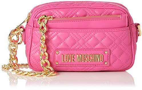 Love Moschino JC4017PP1GLA0, Borsa a Spalla, Donna, Rosa, Taglia unica