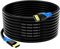 Rommisie Cable HDMI 4K/60HZ 15M (HDMI 2.0,18Gbps) Conectores chapados en oro de ultra alta velocidad, Retorno de audio Ethernet, Video 4K, FullHD1080p 3D Compatible con Playstation Arc PC HDTV