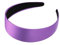 VOCOSTE Haar Stirnband Breite Satin Stirnband Lila 1.57 Breit für Frauen