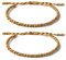 ZYMGUO Une paire de Bracelet Tibétain Porte Bonheur + Cadeau Bouddhiste! Taille ajustable Tressé à la Main en Corde. Fil Pour Poignet Homme et Femme. Ficelle chance d'Amitié (3)
