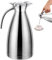 Carafe Thermos BIG bouteille thermos Flacons sous vide Carafe à café thermique Carafe isolée en acier inoxydable de 2 l Garde l'eau chaude pendant 24 heures Pichet à eau isolé à l'épreuve