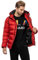 Cipo & Baxx Herren Jacke Steppjacke Kapuzenjacke Basic CM224 Rot S