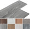 INMOZATA PVC-Bodenbelag 36Stück selbstklebende Vinyl-Bodenbelag wasserdichte Bodenaufkleber für Küche Bad Haus Bodenfliese, 91.5 X 15.2CM, Grau