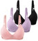 XTBFOOJ Women's Bras Damen-BH Ohne Stahlringe, Leicht, Atmungsaktiv, Verstellbarer Riemen, Schleife, Einfarbig, Bequem Unbequeme Dessous Curvy Damen Rot Po-Socken