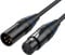 Hanprmeee XLR 4 Pin Male to XLR 4 Pin Female Power Supply Cable XLR Balanced Extension Patch Cable for DSLR Camera Monitor etc. (1.8M)