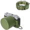 VOVMOEYA Protective Camera Case Kit for Fujifilm XM5 Mirrorless Camera,for Fuji XM5 Half Case Fuji X-M5 Camera Cover with Front Lens Cap with Shoulder Strap-Green