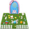 34 Stück Puppenhaus Oster Deko, Miniatur Garten Deko, Kuchen Deko Ostern Puppenhaus Zubehör, Ostergeschenke für Kinder, Mini Eiern Hase Rettich