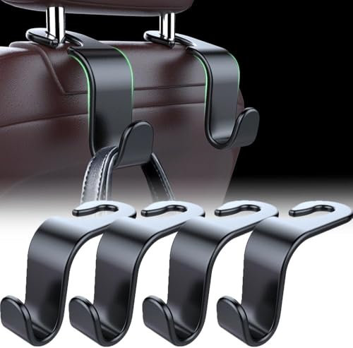 VYWPTOWSX 4 Pezzi Gancio Poggiatesta Auto per Opel Tigra TwinTop/Speedster/Signum/Omega A Caravan, Ganci Sedile Posteriore Seat Back Hook Storage Multifunzionale Accessori Auto