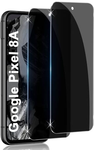 Liilaa Antiespia Cristal Vidrio Templado para Google Pixel 8A, Protector de Pantalla de Privacidad