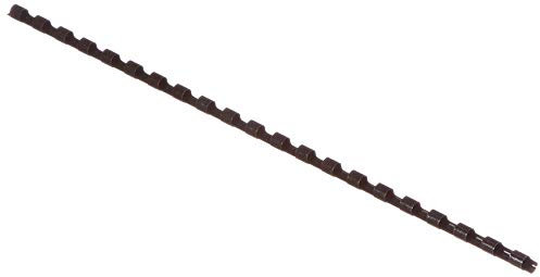 Leitz 35040 Plastikbinderücken (A4, Kunststoff, 6 mm, 25 Blatt) 100 Stück schwarz