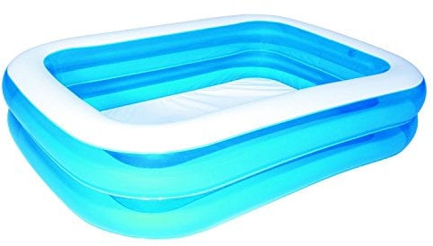 mws2813 – 54005 – Piscina gonfiabile famiglia rettangolare 2 anelli – Bestway – 201 X 150 X 51 Cm