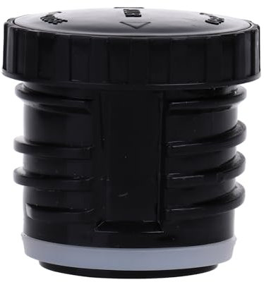 CHICTRY Isolierflasche Deckel 4.5cm / 5.3cm Durchmesser Thermoskanne Abdeckung Auslaufsicher Reise Cup Mug Becher Ersatzdeckel für Reise Becher Zubehör Schwarz B Top Diameter: 4.5cm