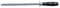 METRO Professional Wetzstahl Expert, Edelstahl, 250 mm, genieteter Griff, schwarz