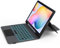 ROOFEI mit Tastatur QWERTZ - 7-Farbige Beleuchtung mit Trackpad, All-in-one Tastatur Hülle mit Stifthalter für Samsung Galaxy Tab S6 Lite 10,4' 2020/2022