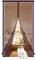 Zanzariera Magnetica Porta Finestra 120x240cm,Tenda Magnetica Zanzariera con Calamita Anti Zanzare Insetti,Non è Necessario Praticare Fori, Chiusura Automatica Traspirante Zanzariere,Marrone