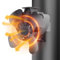 Drcokars Ventola per Stufa a Legna Magnetico, ventilatore stufa da Tubo per la protezione ambientale, ventola camino, Senza corrente Silenziosa ed Efficiente Distribuzione del Calore/Stufa/Tronchi