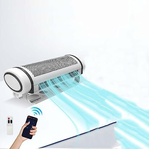 PRMTYUP Blanc,70cm,Ventilateur De Circulation d'air, Ventilateur à 4 Vitesses, Ventilateur Mural De Refroidissement, Ventilateur Mural Oscillant, Ventilateur éLectrique Domestique Muet