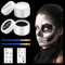 Halloween Schminke Schwarz Weiß, Kinderschminke Karnevals Make up Set, Halloween Spezialeffekt Make Up Set, Theaterschminke Vampir, Zombie Skelett Clown Schminke Make Up (A)