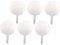 Sosoport Gartenstecker-ornamente 6 Stück Acryl-pflanzenetiketten Kreative Namensschilder für Die Gartenarbeit Dekorativ Praktisch