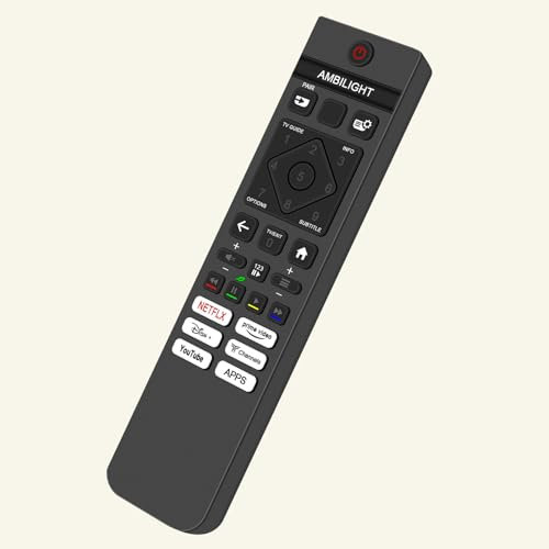 Telecomando di ricambio 398GM10BEPHNE000SY 398GM10BEPHNE000CR SRC-3215-01, Fit for Philips HD Full HD 4K LED Smart TV