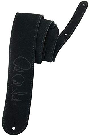 PRS PS-ACC-3113 Paul Reed Smith Wildleder Gitarrengurt mit geprägtem Schriftzug, schwarz