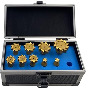 PAULIMOT Schlitzfräser-Set 9-teilig titanbeschichtet