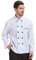 Nanxson Giacca da Cuoco Manica Corta da Uomo in Cotone Traspirante da Cucina Uniforme da Lavoro CFM0001