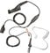Covert Acoustic Earpiece for Motorola MotoTRBO Radio DP3400, DP3600, DP4600, etc