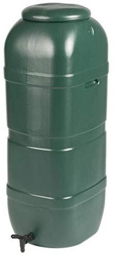 Nature Depósito Contenedor Recoger Agua de Lluvia Negro 100 L Tanque Barril