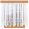 Gardinen-Store Safira Vogtländische Spitze | klassischer handgefertigter Sockelstore mit Reihband | lichtdurchlässiger Fenster-Vorhang mit angenähter Spitzenkante weiß | Höhe x Breite 80 x 600 cm