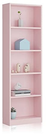13Casa Hugo F01 Libreria, Melamina, 52 x 25 x 180 cm