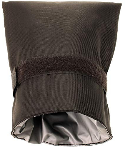 iGgadgitz Home U6904 - Housse pour Robinet Exterieur Couverture Robinet Isotherme Protection pour Hiver Froid Gel - Noir