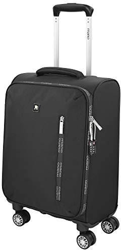 mano Handgepäckkoffer 55 x 36 x 20 cm - 27L Koffer Handgepäck mit TSA Zahlenschloss - Trolley Suitcase, Schwarz