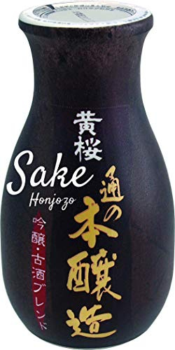 Kizakura Tsu No Honjozo – Vollmundiger und trockener Honjozo Sake – Original japanischer Sake – 15 % Alkoholgehalt – 1 x 180 ml
