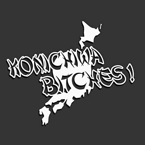 Decus Shop Japan KONICHIWA Bitches XXL 2048 (weiß) // Sticker OEM JDM Style Aufkleber