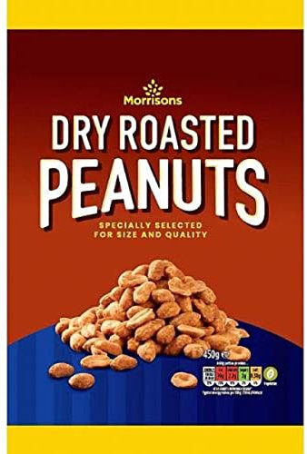M DRY ROASTED PEANUTS 450G