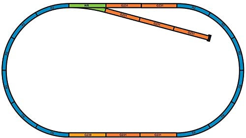 Piko H0 Modellbahn Gleisbettung für A-Gleis Set A+B (1 Stück, Spurgröße: H0, Ohne Gleis! Nur Bettung!)
