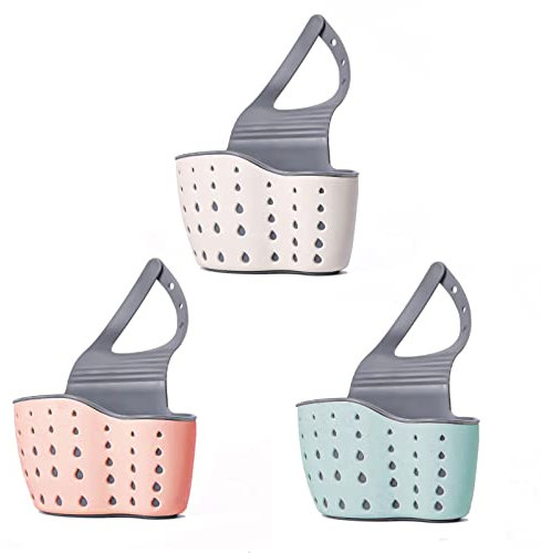 CYWVYNYT Escurridor de Almacenamiento para Fregadero de Cocina, escurridor Fregadero, 3 Colores envía uno de los Colores al Azar