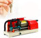 OUKANING Schlüsselkopiermaschine Horizontale Schlüssel Schneidemaschine Schlüsselmaschine Schlüsselfräse Handkurbel Haustürschlüssel Drill Key Cutter Bohrmuldenmaschine Bohrmuldenmaschine
