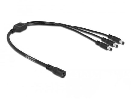 Delock Kabel DC Verteiler 5,5 x 2,1 mm 1 x Buchse zu 3 x Stecker