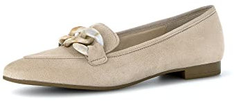 Gabor Damen Klassische Ballerinas, Frauen Elegante Flats,Women's,Woman,Ladies,Ballerinen,Pumps,Halbschuhe,Slipper,Desert,37.5 EU / 4.5 UK