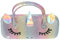 FOMIYES Kinder Brillenetui Pu Leder, Tragbare Brillenbox Mit Griff, Kreatives Design FüR Sonnenbrillen, Brillen, Schmuck, 16x7x5 Cm