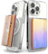 Ringke Magnetic Side Slot Card Holder Conçu pour Les téléphones intelligents - Clear Mist