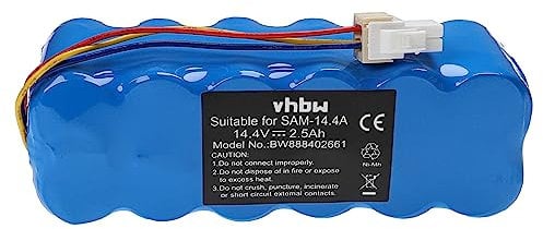 vhbw batteria compatibile con Samsung Navibot VR5000 home cleaner (2500mAh, 14,4V, NiMH)