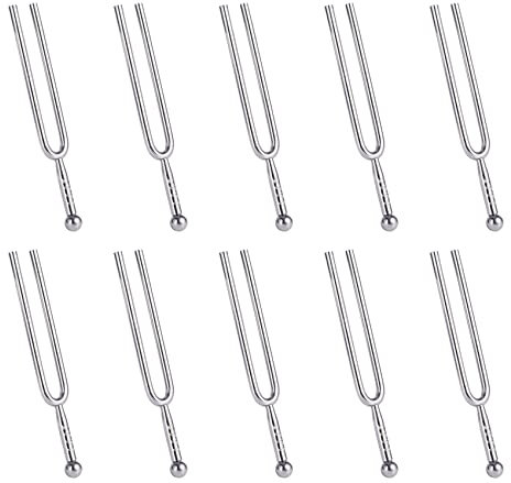 KVSERT Stimmgabel, Edelstahl, 440 Hz, A-Ton, 10 Stück